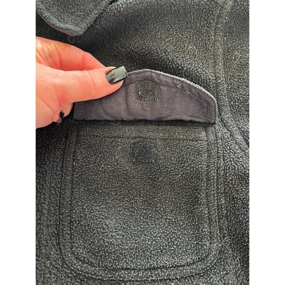 The North Face Women’s Size Small Petite Full Zip Black Polartec Jacket - Picture 7 of 11